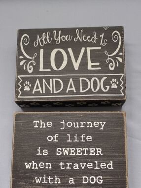 Wooden Dog Signs